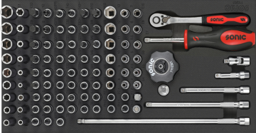 Bit socket set 1/4" SFS-S 102-pcs.